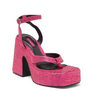 TOPSHOP Pink Platform Sandals